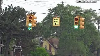Left Turn Arrow Traffic Lights | Joy Rd & Jeffries Fwy