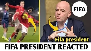 🔴FIFA president called for action Referee Michael Oliver and VAR clearly cheated Arsenal 