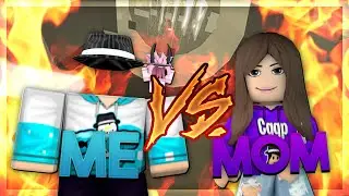 RACING MY MOM IN TOWER OF HELL!!!! | TOWER OF HELL | ROBLOX