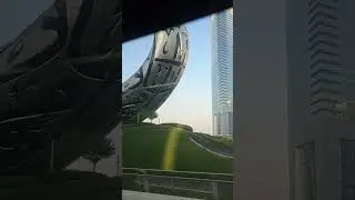 museum of future in dubai, metro train view 👍🏻👍🏻👍🏻