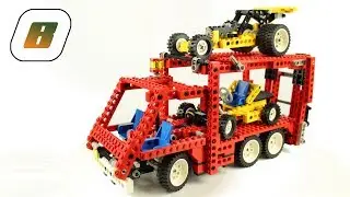 LEGO® Technic  - Speed Build – 8872 – Trailer Transport –Sattelzug – review - speedbuild