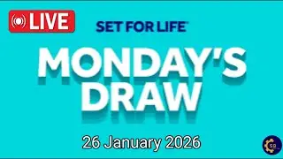 The National Lottery Set For Life Live draw results from Monday 26 January 2026 | tonight's