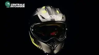 360&deg; X-lite X-551 GT Calama Flat Black Yellow - Centrale-du-casque.com