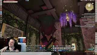 Day 291 (FFXIV) - Strawberry's Journey (Free Company room - greenhouse workshop)