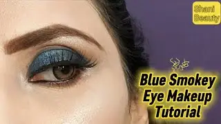 Smokey Eye Makeup Gets a DRAMATIC Twist with Navy Blue Shades | Makeup Tutorial | Shani Beauty