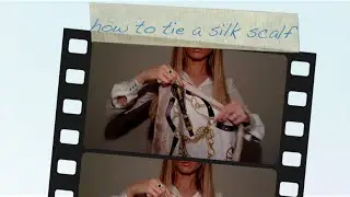 How to tie a silk scarf - Как завязывать шелковый платок