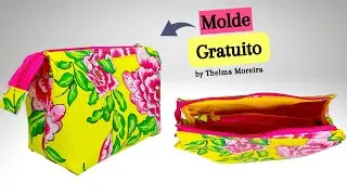 Necessaire  Florenza - Molde Gratuito
