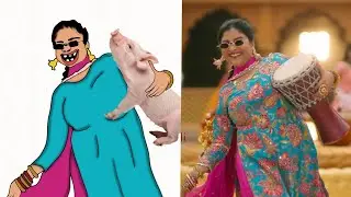 Mangli Bayilone Ballipalike Full Video Song | Telugu Songs | New Funny Drawing meme 🤣🤣