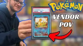My SLOWEST Day Vending at a Local Card show | Pok&eacute;mon Vendor POV