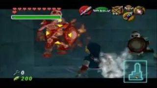 Zelda Ocarina of Time Miniboss 14 : Stalfos 7 (no damage) HD
