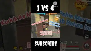 How I Defeated 🔥4 Enemies Alone in Free Fire🏆#shorts #shortsfeed #viralshorts #freefire @TondeGamer