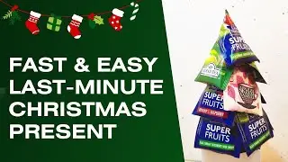 Last Minute Easy Fast Tea Christmas Tree Present Gift Decoration