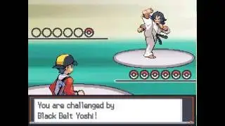 Pokemon Heart Gold Version Versus Black Belt Yoshi