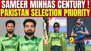 Sameer Minhas 142 😱 Brilliant Ton | Pakistan Selection Criteria ? Imad Wasim Wife Respond