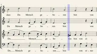 Gelobet seist Du, Jesu Christ by Johann Walter