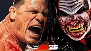 John Cena vs The Fiend Bray Wyatt | Steel Cage WAR | WWE 2K25