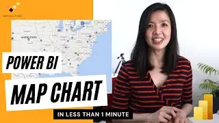 Power BI Interactive Map Chart  + Tips to fix Cities not showing or incorrectly shown on map.