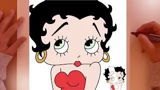 COMO DESENHAR A BETTY BOOP - HOW TO DRAW BETTY BOOP