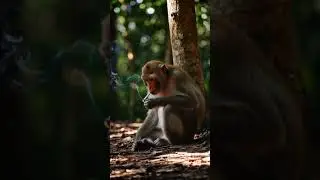 #monkey #sad #smoke