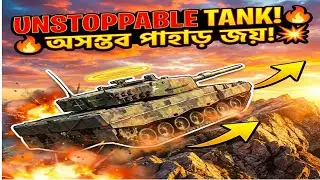 Army tank hill climbing race । আর্মি ট্যাংক দিয়ে পাহাড় ভ্রমণ।। Hill climb racing game । fingersoft