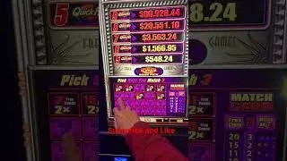 Quick Hit Platinum Slot Machine Dollar Denomination Slot Machine Game Play Quack Bonus!