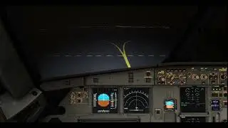 Landing at night with the Airbus A 320 in Madinah Airport (OEMA)