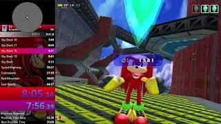 SADX Knuckles Centurion in 43:04.70 IGT