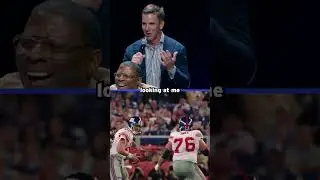 Eli breaks down how the Helmet Catch went down 😆 #giants #shorts #helmetcatch #superbowl #nfl