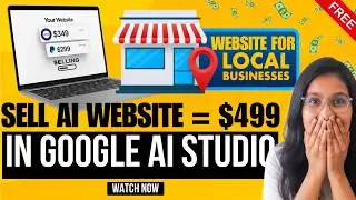 How I Build & Sell AI Websites to Local Businesses ( No Code - For Beginner )