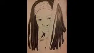 Michonne from The Walking Dead Time-Lapse