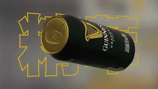 Motion Graphic For Gunniss Beer Commercial｜AE &E3D Product Animation AD｜AfterEffect|Element3D
