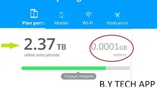 Superbe application pour g&eacute;rer votre consommation internet sur smartphone 🤩 !
