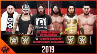 WWE 2K19 WWE CHAMPIONSHIP 2019 ELIMINATION CHAMBER MATCH [ 720P HD ]