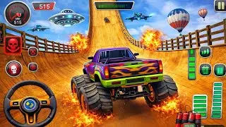 Monster Truck Mega Ramp Impossible Driver - 4x4 Ultimate Car Stunts GT Racing- Android Gameplay 2026