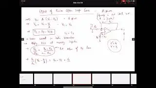 Chapter_2: Lecture7-Non-inverting configuration, Effect of Finite Open loop gain, Voltage Follower