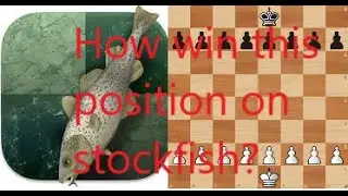 Как выиграть пешечное окончание у Stockfish 8? Основы понимания шахмат.