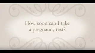 How soon can I take a pregnancy test?