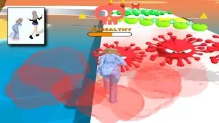 Run Healthy Game💤🏃&zwj;♀️Max Levels Gameplay Android iOS (levels 1-3)