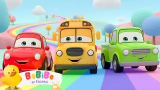 El Coche Arco&iacute;ris 🌈 Aprender los Colores y Veh&iacute;culos | Canciones Infantiles | BoBiBo 🇪🇸 Espa&ntilde;ol