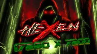 Hexen (1995 year shooter game) / 8K ultrawide res , render in 17280x7200 /  RTX 4090 / Low memory !