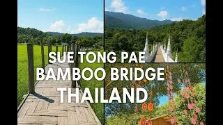 Su Tong Pae Bridge Thailand &ndash; Peaceful Walk to the Temple | Mae Hong Son