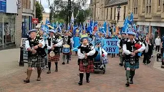 All Under One Banner (AUOB) March at Falkirk 2023