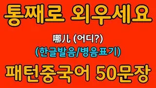 중국어 패턴 #048 | 哪儿 (어디?) | 왕초보도 바로 쓰는 중국어 패턴 | 중국어 회화 핵심 패턴 듣고 말하기