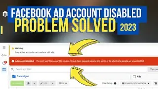 Facebook ad account disabled problem solved