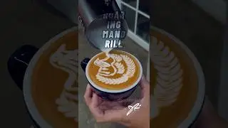 The Roaring Mandrill, one of my pattern for ILAC 2025.  #latteart #kakagear #mukil  #teamkakagear