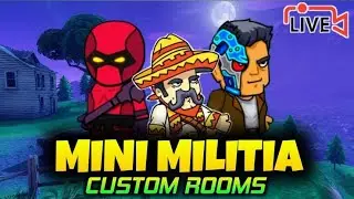 MINI MILITIA UNLIMITED CUSTOM | JOIN FAST | MINI MILITIA LIVE
