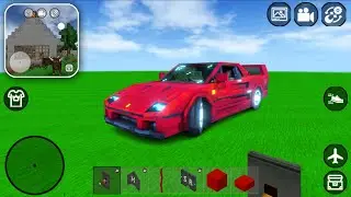 How to Make WORKING FERRARI in MINI BLOCK CRAFT 3D