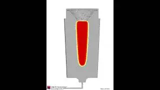 Solidification of the ingot without melt mirror insulation