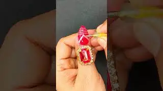 Begginers friendly easy nail art design 😍 #stripnailart  #nailarttutorial #nailart#youtubeshorts