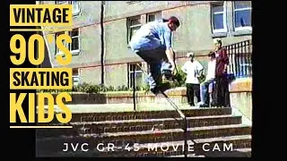 Old School Vintage Rollerblading in the 90's, Vintage Footage - Aberdeen, Nottingham, UK...